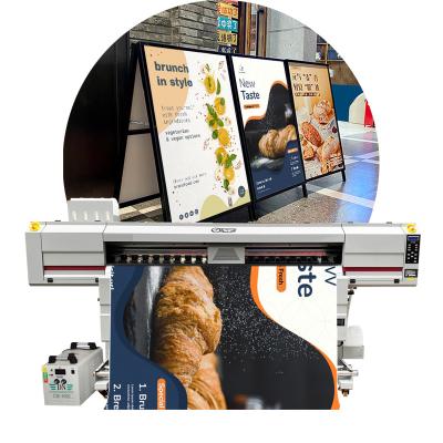 China High Quality Machinery Repair Shops Format Digital 180CM Large UV Roll To Roll Printer With Four I3200-U1 Printhead for sale