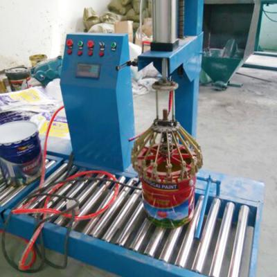 China High Precision Filling Real Factory Level Stone Paint Filling Machine Liquid Automatic Explosion Proof Coating Paint Quantitative Weighing Canning Machine for sale