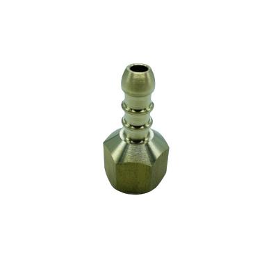 China Lead Free Brass Pipe Fitting Barbed Hex Fit Female Wire Hex Barb Fitting Of Water Pipe System Best Selling Spout for sale