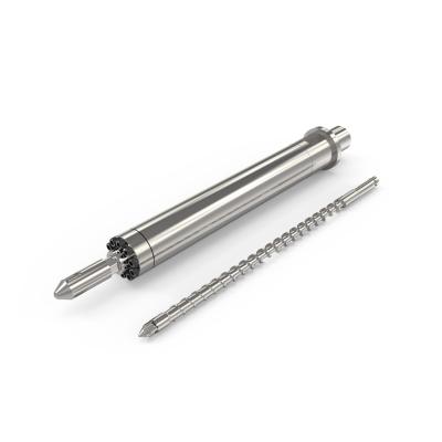 China Garment Shops Chrome Screw Barrel For FANUC Injection Molding Machine for sale