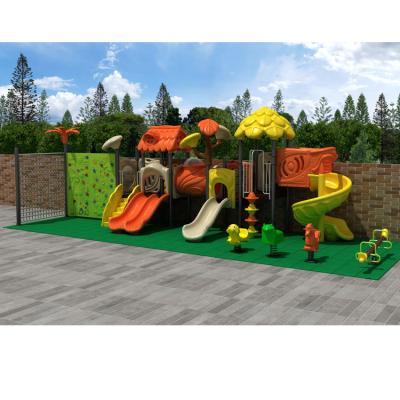 China 3-12 Years Old Kids Plastic Playset Outdoor Playground Equipment Slide for sale