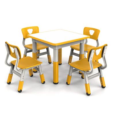 China Contemporary Factory Hot Sale Set Cahirs Kids Plastic Table And Chair With High Quality for sale