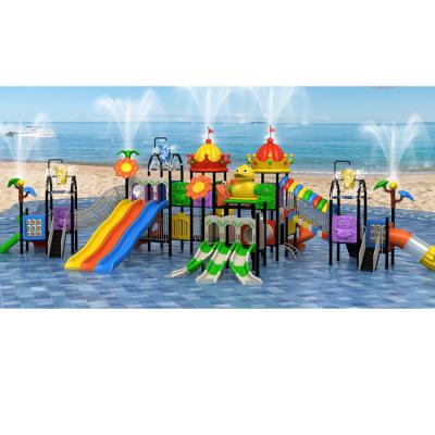 China Play Aqua Toy Mat Air 63 Swimming Pool Water Park Anti-UV Playhouse with Playground Spiral Swing and Slide for Baby for sale