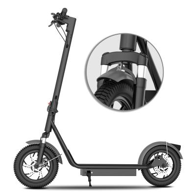 China Outdoor Sports New Design M12 Off Road E-Scooter Dual Disc Brake 12Inch Big Wheel Aluminium Alloy Scooter Electric Adult for sale