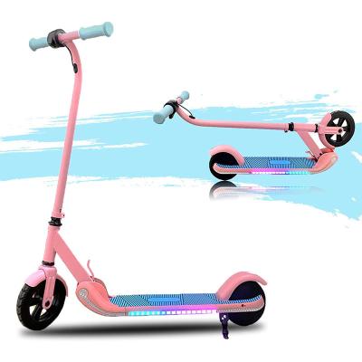 China Quick Folding QMWHEEL EU Warehouse M2 Foldable 7 inch Two Wheel Child Electric Kick Toys Baby Children Kid Scooter for sale