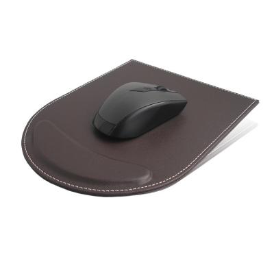 China 2021 Irregular Leather Mousepad Bestselling PU Unique Comfortable Leather Wireless Mouse Pad for sale