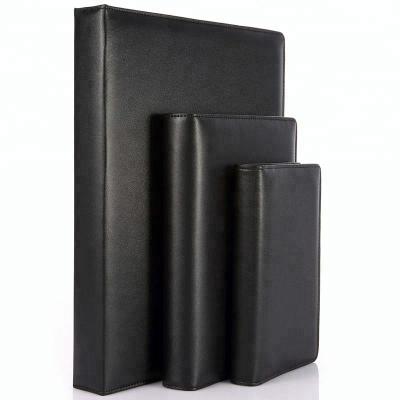 China 3 Hole Folder Office Stationery Faux Leather Leather A4 Staple Binder Hospital 3 Hole Folder for sale