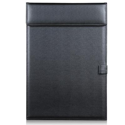 China Professional Office Leather Clipboard Leather A4 Clipboard with Magnet for sale