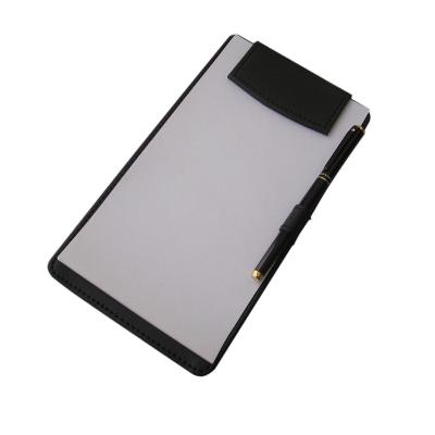 China A6 Notebook Cover Office Note Leather Leather Memo Pad with Pen Solt for sale