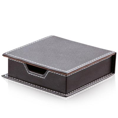 China Custom Leather Note Box Leather Card Holder Protective Card Holder Note Holder for sale