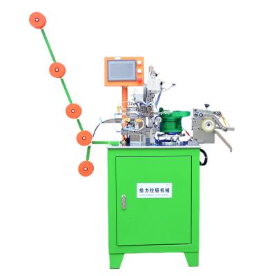 China Full Auto Top Zipper Stop Machine No Fade Particle Stop Metal Top Zipper Production Machine for sale