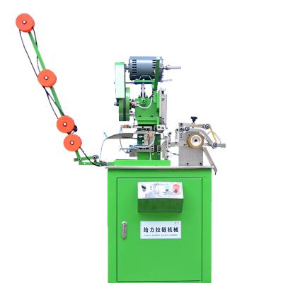 China Top Zipper Stop Machine Full Auto Pull Good Main Stop Metal Nylon Overrunning Top Zipper Making Machine for sale