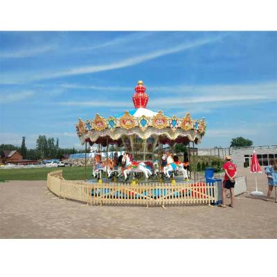 China Children 16 Seats Carousel Rides Music Carousel Horse Ride for sale