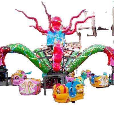 China Attractions outdoor kids amusement rides park rotary octopus equipment for sale