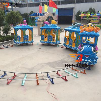 China Indoor and outdoor amusement park rides track train mini electric track toy trains for sale for sale