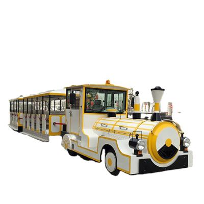 China Good Quality kiddie amusement diesel rides train trackless train amusement rides for sale