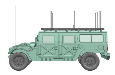 China De militaire standaard Op een voertuig gemonteerde Stoorzender kan verenigde frequentie plaatsen terwijl het frequentie van 20MHz aan 6000MHz blokkeert Te koop