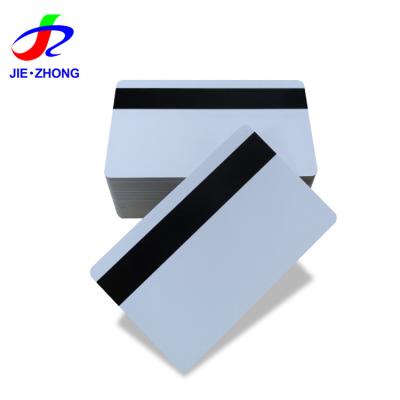 China Waterproof/Waterproof Good Quality White PVC ATM Magnetic Stripe White Clear Plastic Cards for sale