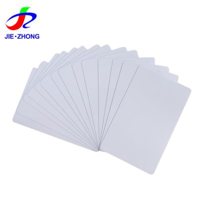 China Waterproof/Waterproof Warm White PVC Film Overlay Selling White Work ID Card For Badge for sale