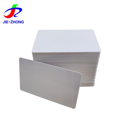 China PVC Printable Plastic White Blank Card Waterproof / Waterproof CR80 30mil Sublimation For Thermal Printer for sale