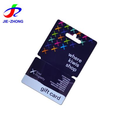 China Professional Printing Plastic PVC Holder Custom Plastic Scratch Off Gift Card for sale