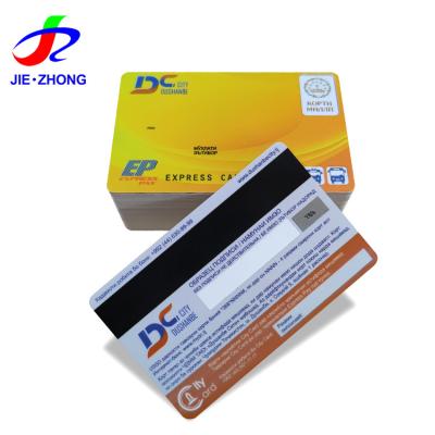 China Custom plastic PVC ATM debit magnetic stripe card waterproof / waterproof high quality printing manufactures for sale