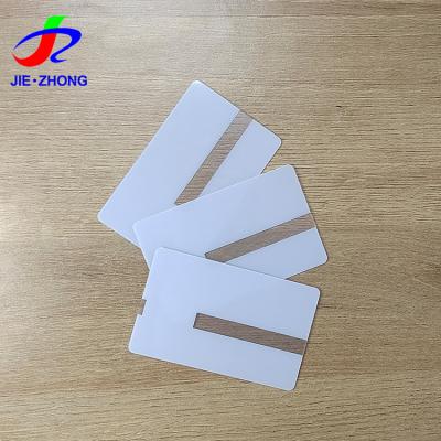 China High Quality Custom Plastic PVC Clear Transparent Card White Stripe for sale