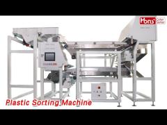 Double Layer Plastic Sorting Machine High Speed Belt Type For Limestone