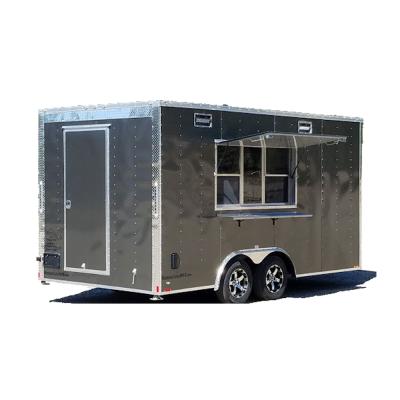 China Commercial Food Supply Truck Dining Car Mobile Food Trailer For Europe Vendors Hot Dog Food Cart for sale