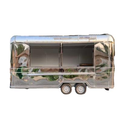 China Custom Mobile Ice Cream Truck / Airstream Food Mobile Concession Mobile Catering Cart / Catering Truck Commercial Trailers For Sale for sale