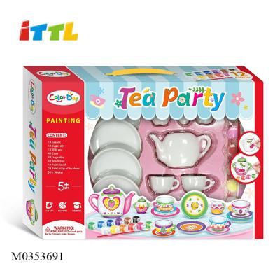 China Wholesale Super Educational DIY Toy Set DIY Toys Painting Teacup Set For Children for sale