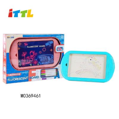 China Plastic 3d Learning Writing Board Led Fluorescent Drawing Board For Kids for sale