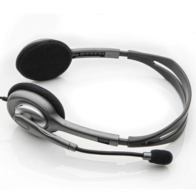 China Headband In Stock Original H110 Aviation Headset With Dual 3.5mm Jack Plug for sale