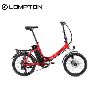 China Factory High Quality Aluminum Frame U Type Customized Shimano 7 Speed ​​Index 36V 350W Folding Electric Bike Foldable Electric Bike ebike for sale