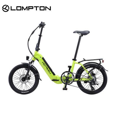 China 20 Inch 36V 250W 460Wh 7 Speed ​​LCD Display Aluminum Electric Ebike Folding Frame OEM ODM Factory Bicycle 2022 Fully Foldable Ebike for sale