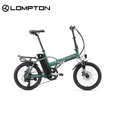 China Aluminum frame 2022 disc brake 36V 12.8Ah 35Nm most popular K type motor selling electric bicycle electric bicycle 20 inch foldable electric bicycle for sale