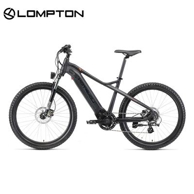 China Ebike 27.5inch frame back-slip hardtail 48V 500W dirt bike aluminum electric dirt bike bafang offroad electric bicycle for sale