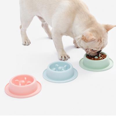 China Factory wholesale high quality plastic non-automatic cat and dog pet feeding bowl for sale