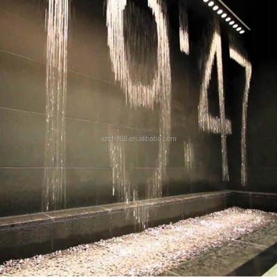 China Waterfall Fountain for 2019 Indoor Artificial Digital Water Curtain Indoor Waterfall Fountain for sale