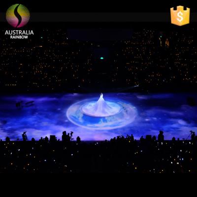 China China Style 3D Digital Fountain Indoor / Outdoor Water Screen For Projector for sale