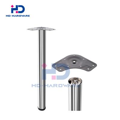 China Modern factory direct supply round chrome table legs 02.01.003 adjustable table legs for sale