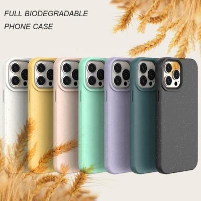 China Bio Degradable Viable Case Eco-friendly Shockproof Cell Phone Cover For Samsung A50 A40 A21S A31 A02S Biodegradable Phone Case for sale