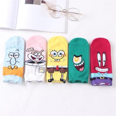 China Wholesale Custom Women Girl Doraemon Cartoon Teen Cotton Breathable No Show Low Cut Invisible Fashion Funny Socks for sale