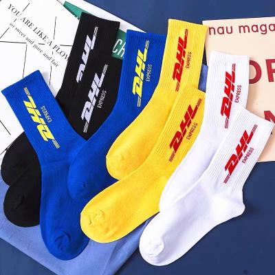 China Wholesale DHL Mens QUICK DRY Tube Crew Cotton Quality Funny Custom Socks Women for sale