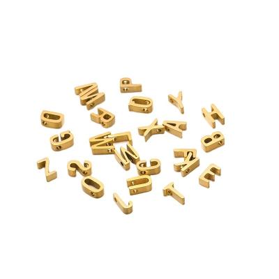 China CLASSIC Letters Beads Bracelet Charms DIY Jewelry Making Spacer Beads Necklace Findings Components Accessories for sale