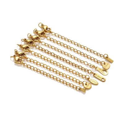 China CLASSIC Extension Tail Chains Extended Lobster Clasps Connectors DIY Jewelry Making Bracelet Necklaces Accessories for sale