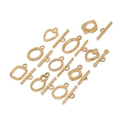 China DIY Jewelry Making Accessories Gold OT Toggle Hugger for DIY Jewelry Making Necklaces Connectors Fasteners Bracelets Hooks Accessories for sale