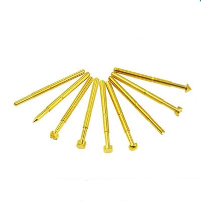 China Factory direct sales PA100 1.36*33.3mm contact spring probe brass test pin for PCB test pin PA100-H for sale