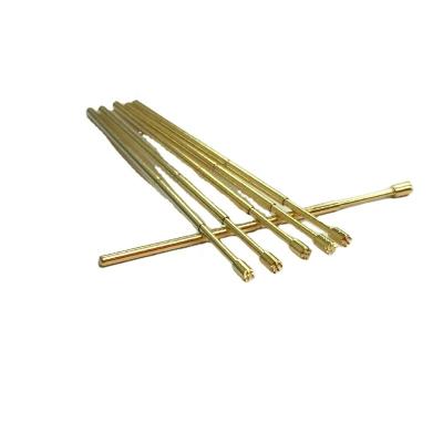 China Factory direct sales PAL75-F 1.02*33.3mm contact spring probe brass test pin for PCB test pin PAL75-F for sale