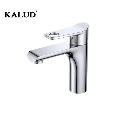 China Good Quality Modern Single Handle Single Hole Chrome Faucets Metered Zinc Alloy Water Basin Faucets Water Taps for sale